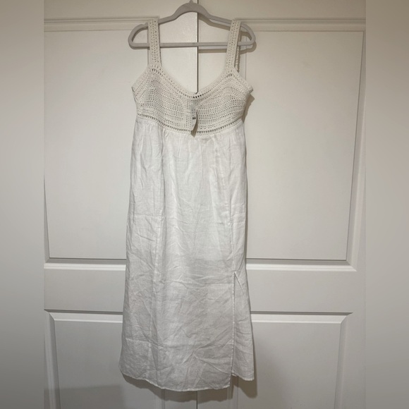 NWT JCrew crochet- top midi Dress sz L - Picture 8 of 10